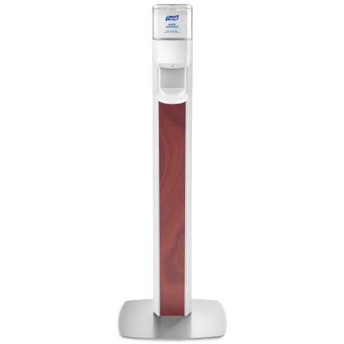 PURELL® Messenger ES8 Maple Panel Floor Stand With Dispenser